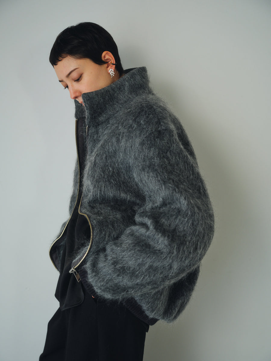 ジャケット・アウター CHIEKO+ shaggy blouson 38 black shaggy blouson｜CHIEKO+(チエコプラス)公式通販