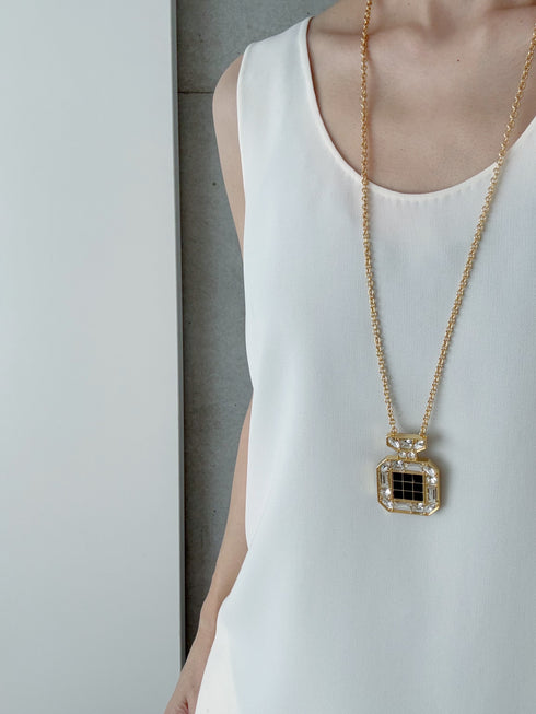 perfume brooch necklace