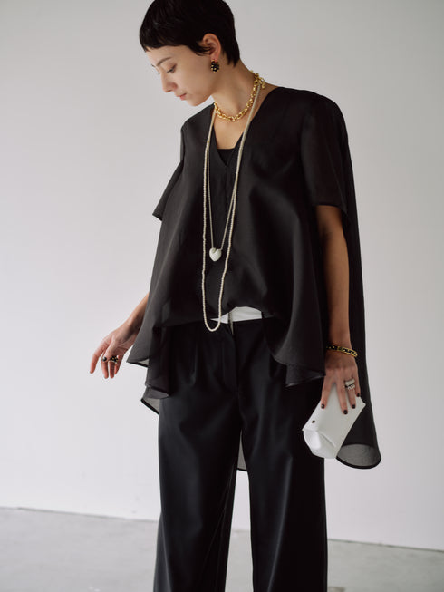 silk wool marvelt pants(予約商品)