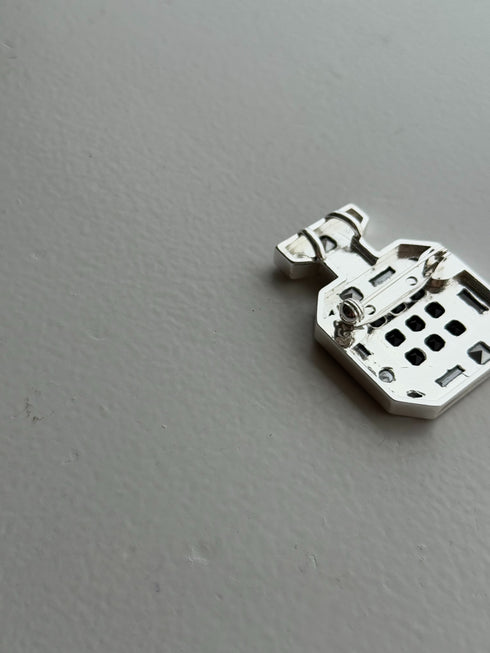 perfume brooch necklace