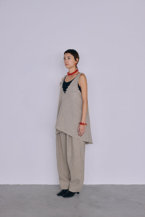✧ NEW ✧ rich linen lantern pants(予約商品)