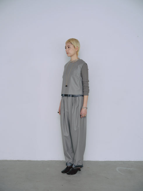 1209. smooth wool vest top(予約商品)