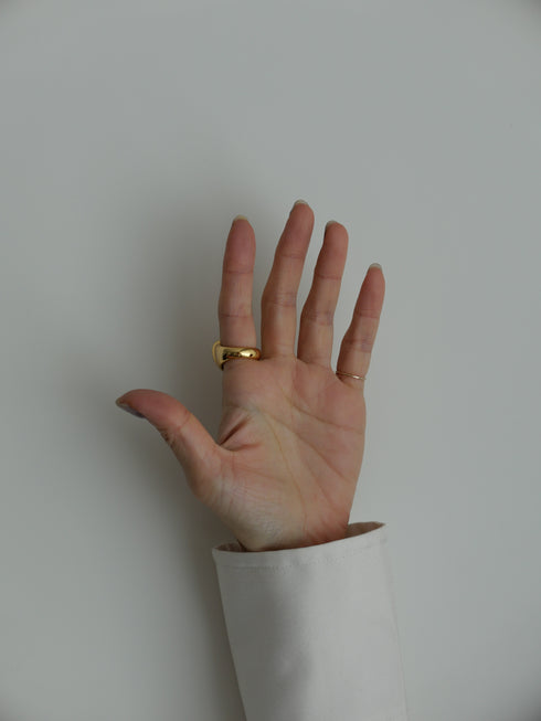 7. Big heart ring