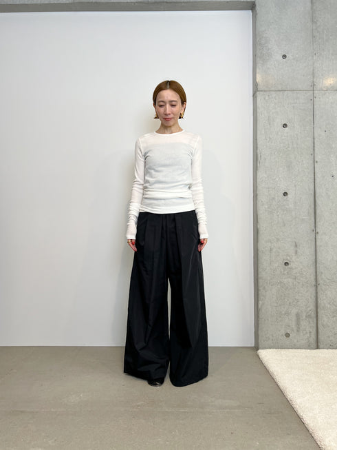 【basic line】All day long cutsew(cashmere &silk blend)(即納)