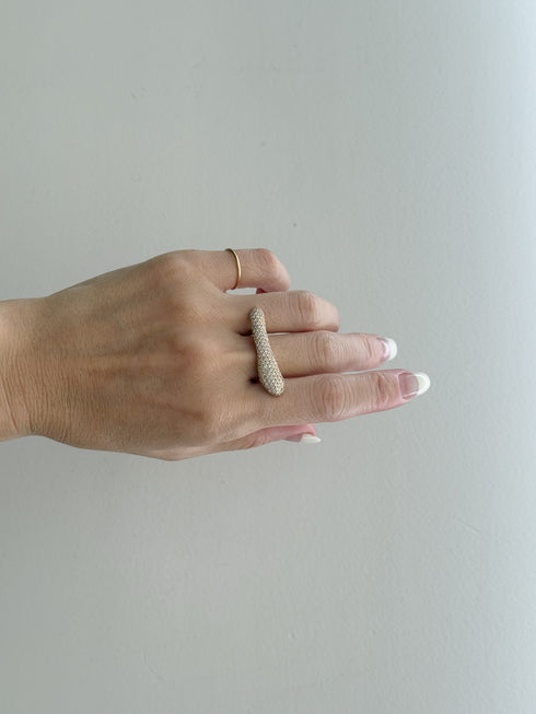 ✧ NEW ✧ N°52 smiley pave ring