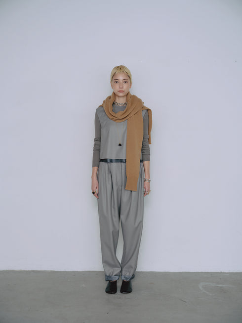 1209. smooth wool vest top(予約商品)