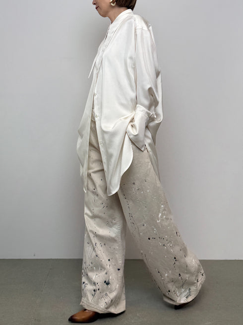 silky drape shirt(予約商品)