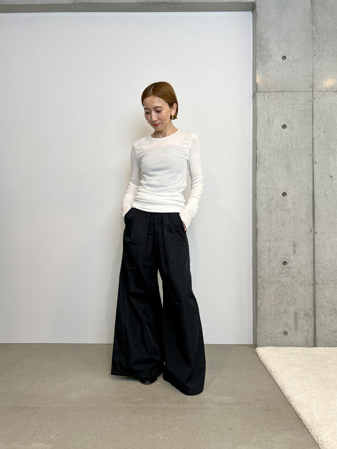 【basic line】All day long cutsew(cashmere &silk blend)(即納)