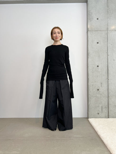 【basic line】All day long cutsew(cashmere &silk blend)(即納)