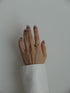 27. pyramid studs ring