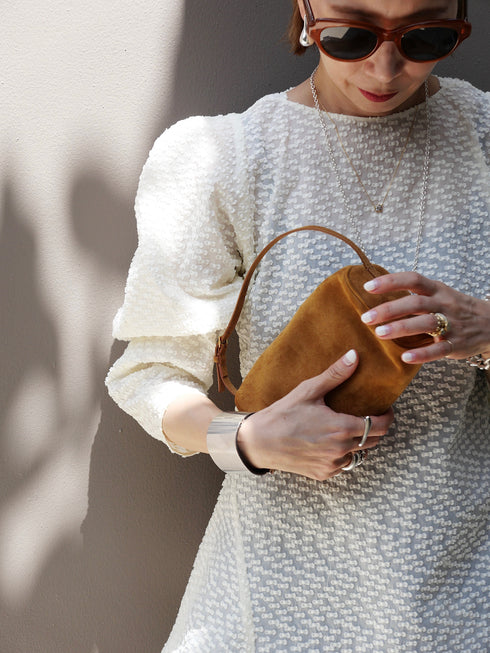 1224. jacquard form peplum top(先行予約)