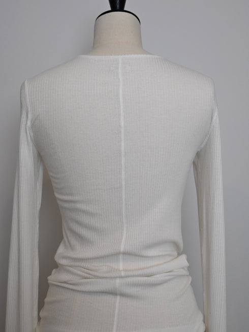 【basic line】All day long cutsew(cashmere &silk blend)(即納)