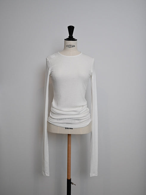 【basic line】All day long cutsew(cashmere &silk blend)(即納)