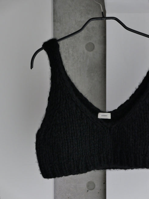 1087. luxe knit 03 bustier (baby cashmere)