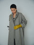3piece - flannel wrap coat