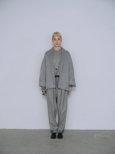 1210. smooth wool tuck pants(予約商品)