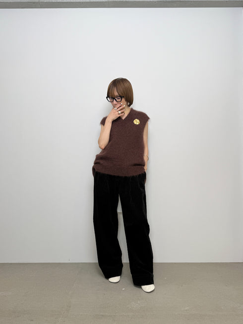 luxe knit 07-ritch mohair vest