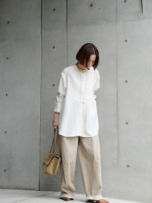 1207. silky flow shirt(予約商品)