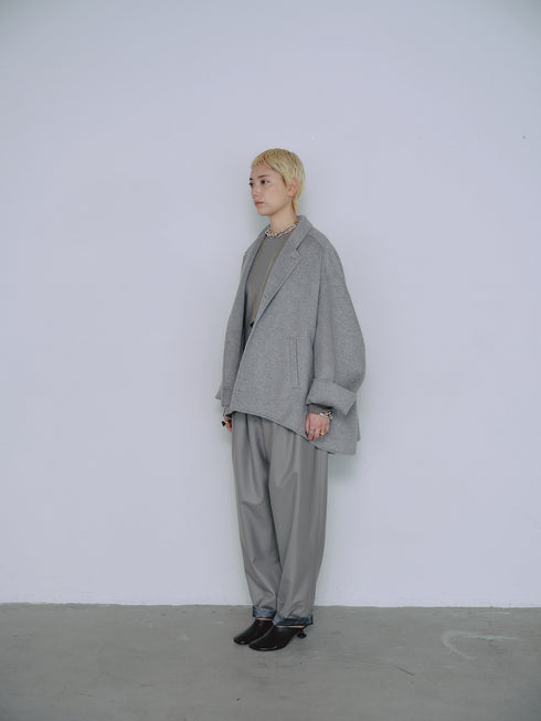 1210. smooth wool tuck pants(予約商品)