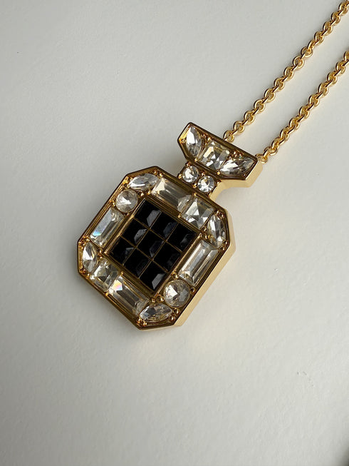perfume brooch necklace