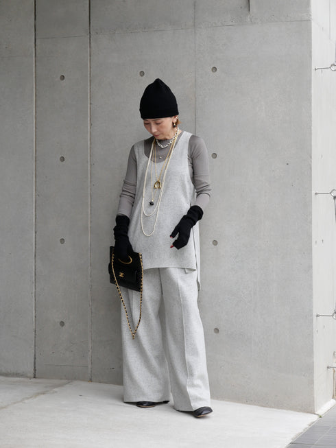 1211. soft wool tank vest(予約商品)