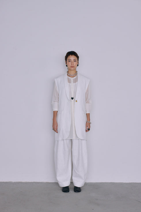 ✧ NEW ✧ rich linen lantern pants(予約商品)