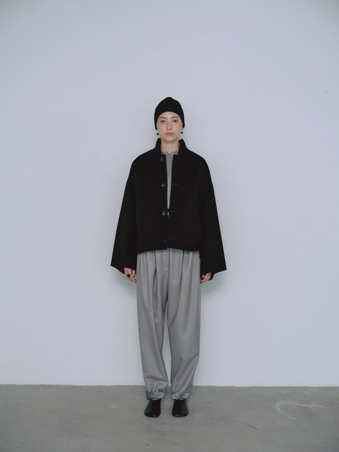 1210. smooth wool tuck pants(予約商品)