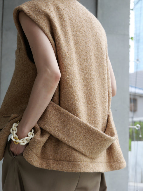 1203. back belt volume vest(予約商品)