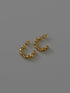 435. kotama brass hoop pierce/earring