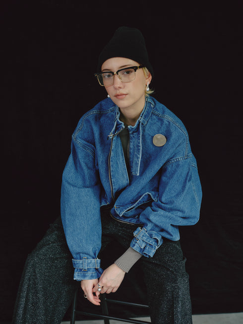 1204. belted denim jacket(予約商品)