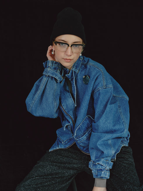 1204. belted denim jacket(予約商品)