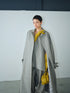 3piece - flannel wrap coat