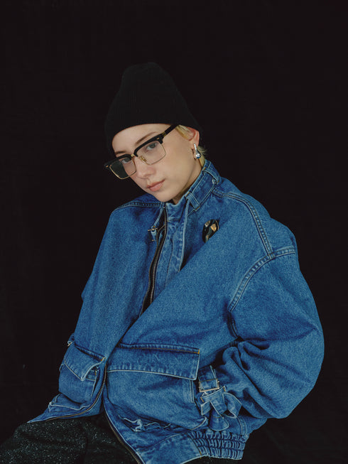 1204. belted denim jacket(予約商品)