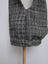 egg zip vest(wool tweed)