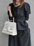 1224. jacquard form peplum top(先行予約)