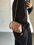 lamb leather shoulder bag