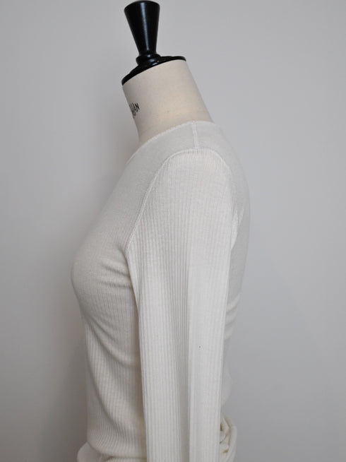 【basic line】All day long cutsew(cashmere &silk blend)(即納)