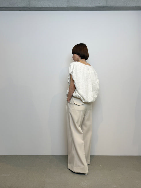 center press wide pants - virgin wool