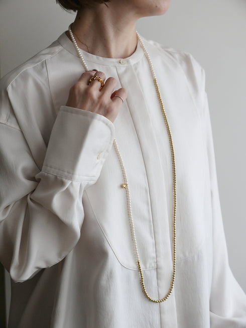 "NEW" star&pearl long necklace (先行予約販売)