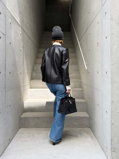 1205. Entrefino lamb leather jacket 02(予約商品)
