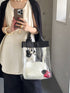 clear tote bag