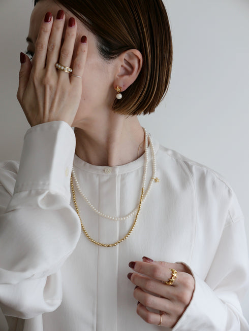 "NEW" star&pearl pierce / earring (先行予約販売)