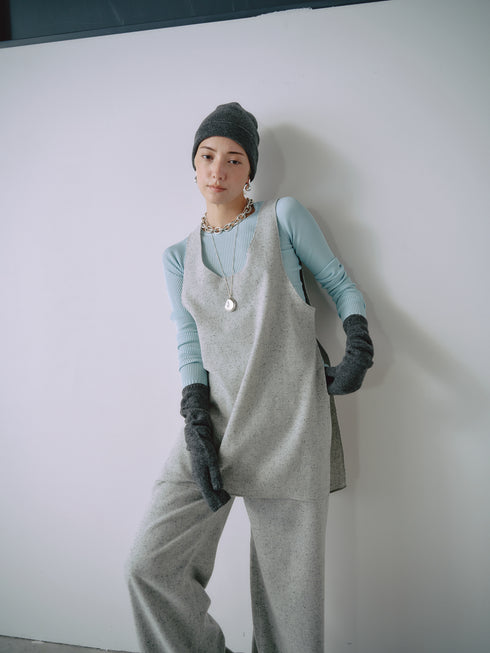 1211. soft wool tank vest(予約商品)