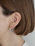 435. kotama brass hoop pierce/earring