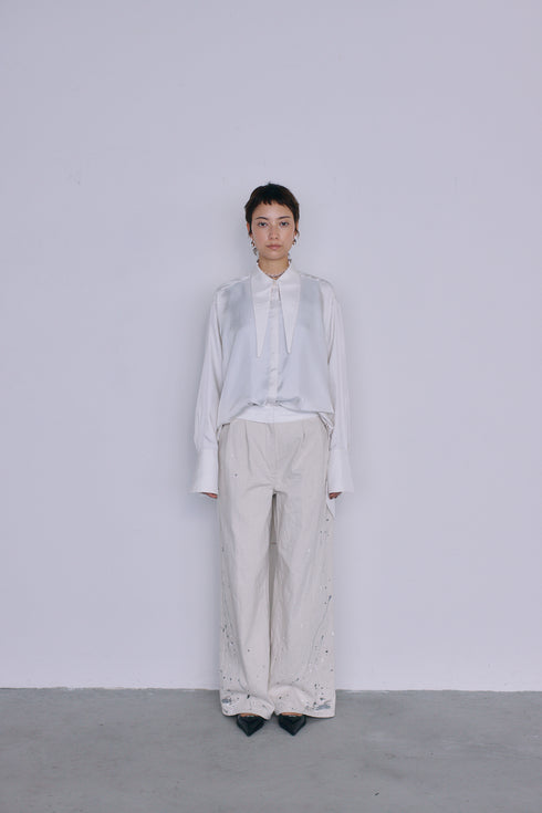 silky drape shirt(予約商品)