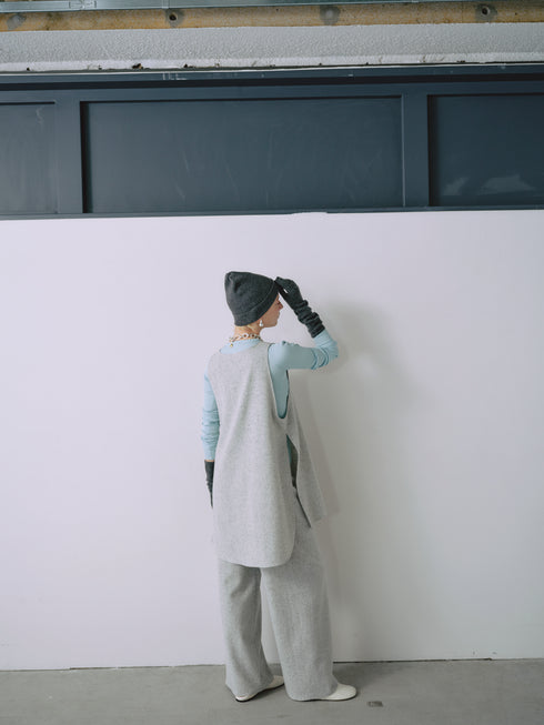 1211. soft wool tank vest(予約商品)