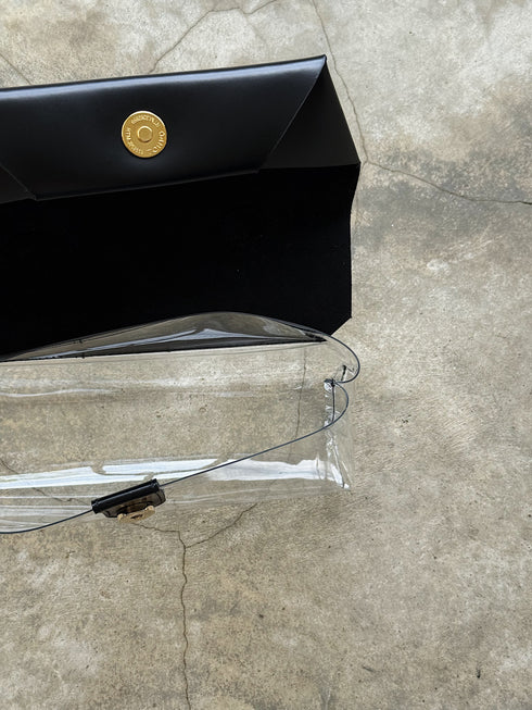 ORIGAMI- bamboo clear bag