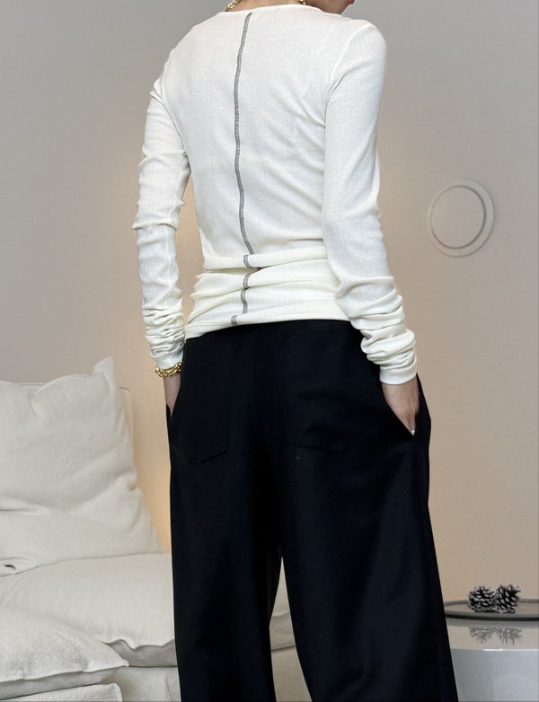 【basic line】back line cut sew(予約商品)