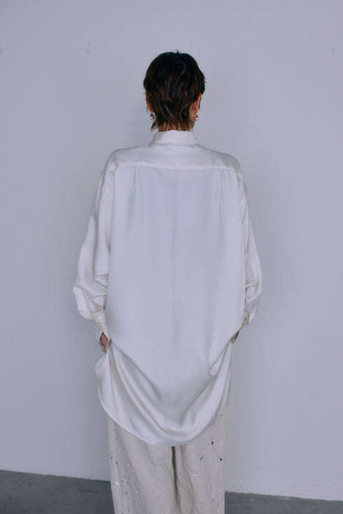 silky drape shirt(予約商品)