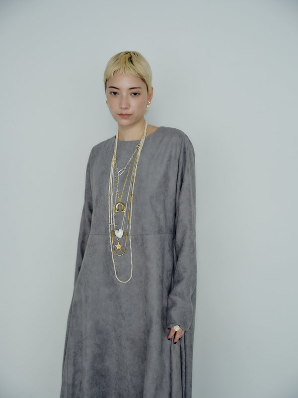 1220. silky suede dress(予約商品)
